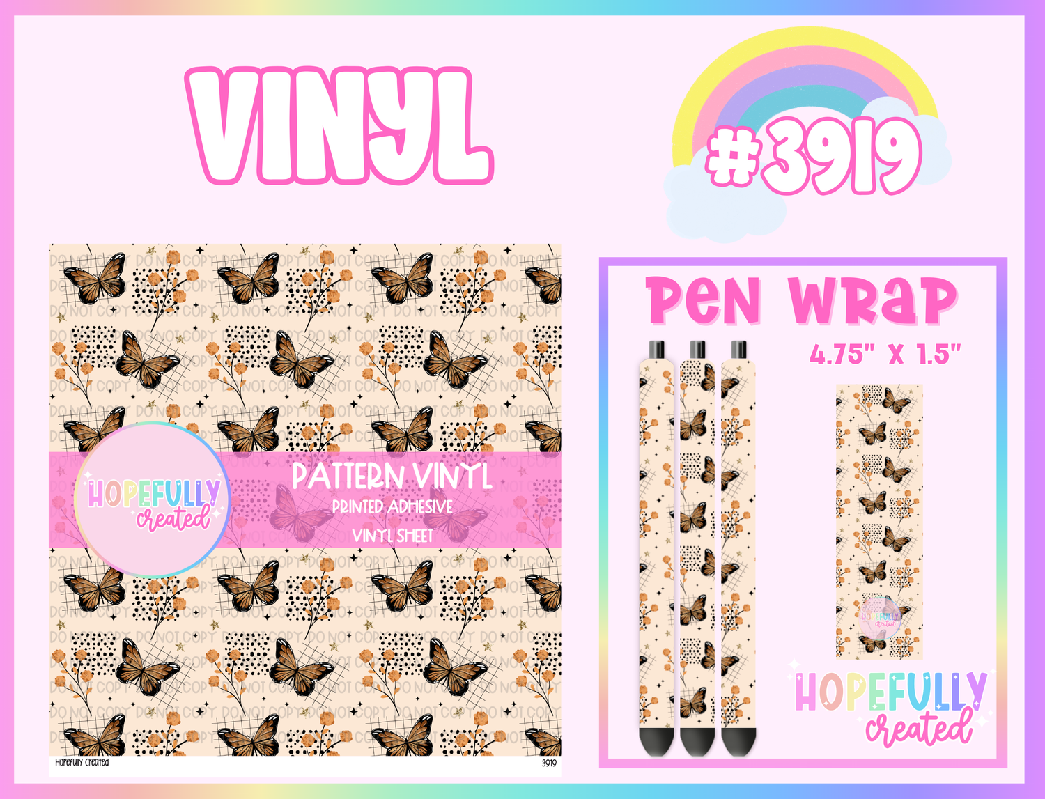 Butterfly Vinyl Collection - 3919
