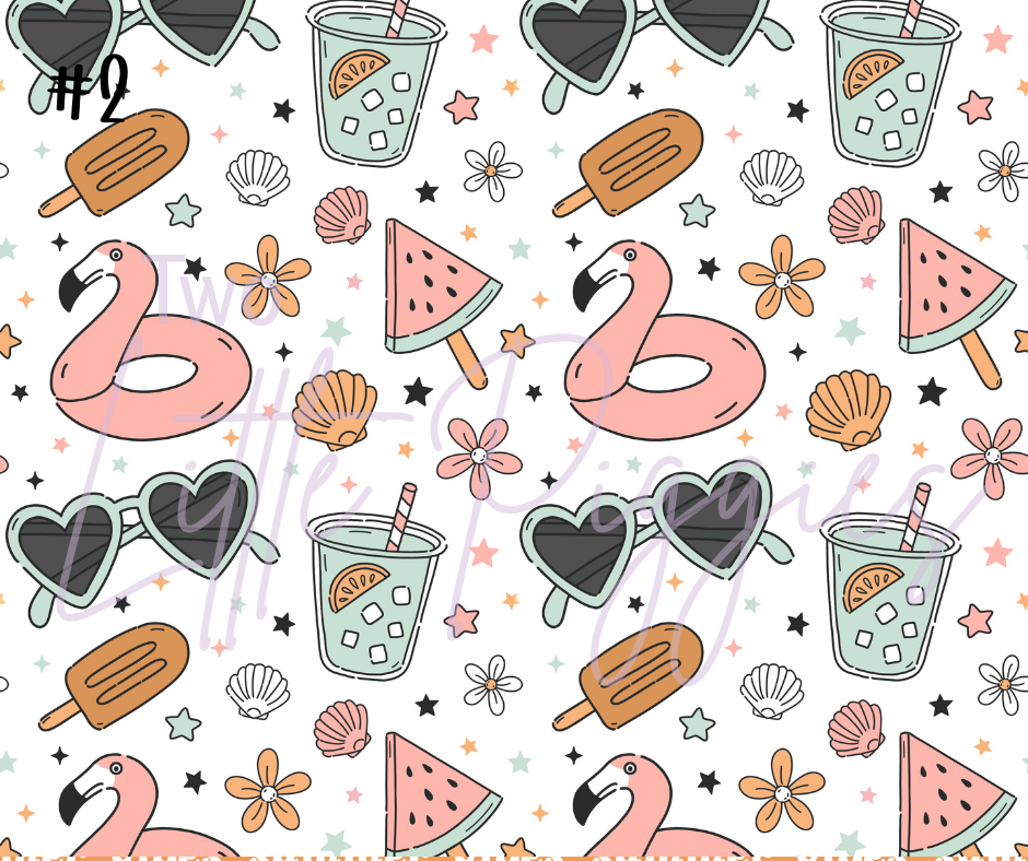 Printed Vinyl- Summer Days Collection