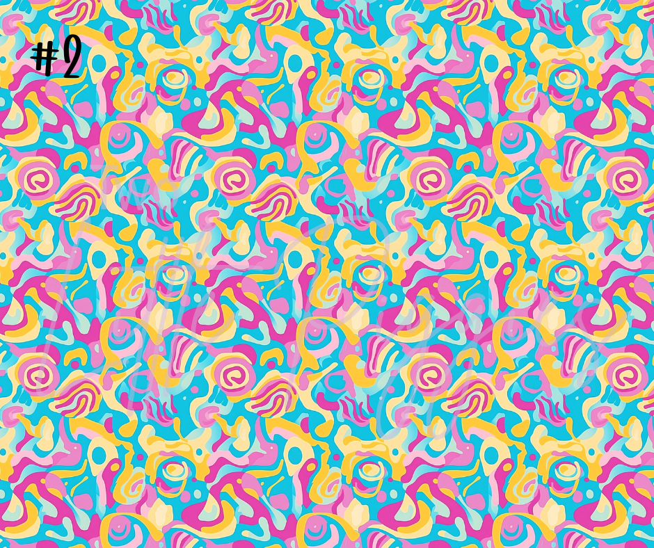 Printed Vinyl - Candy Camo