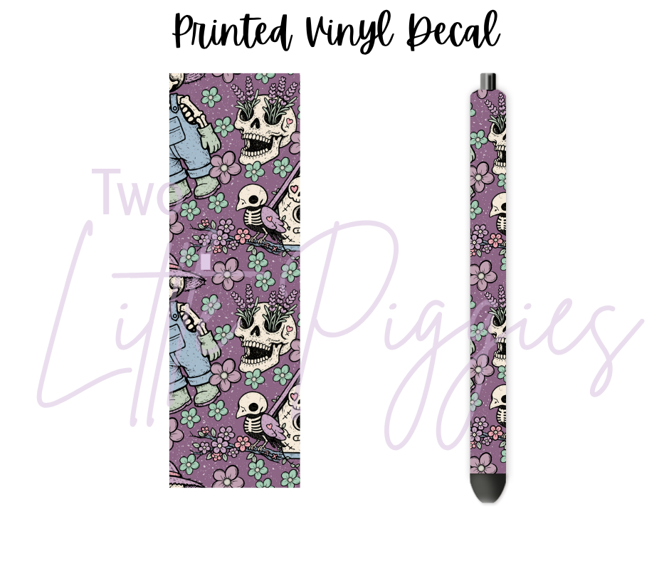 Printed Vinyl - Skelli Gardener