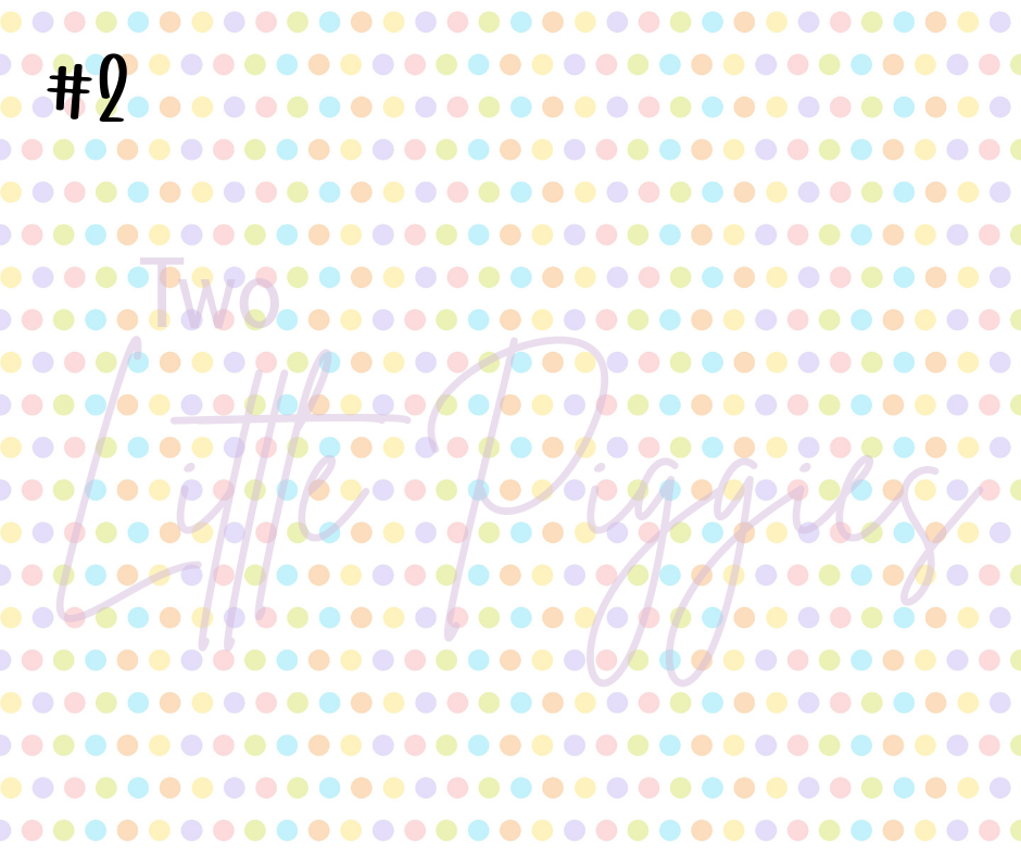 Printed Vinyl - Pastel Gummy Bears