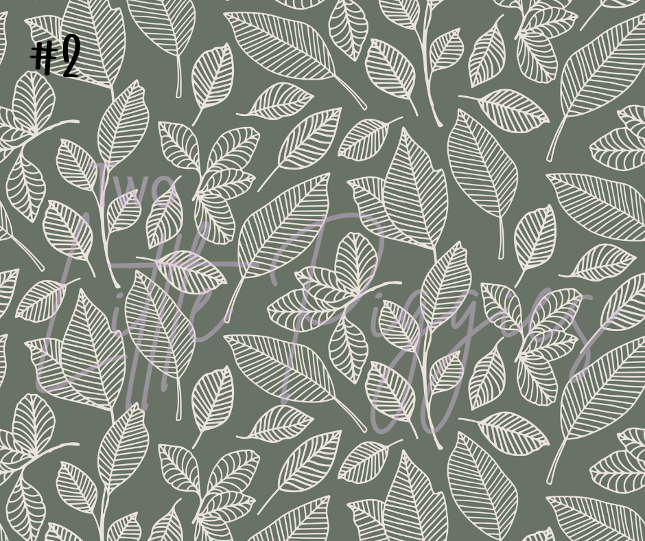 Printed Vinyl - Rustic Fern