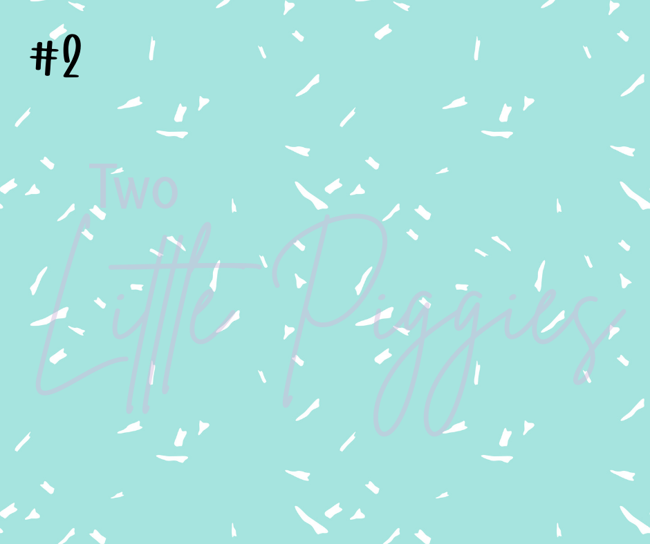 Printed Vinyl - New Year  - Teal