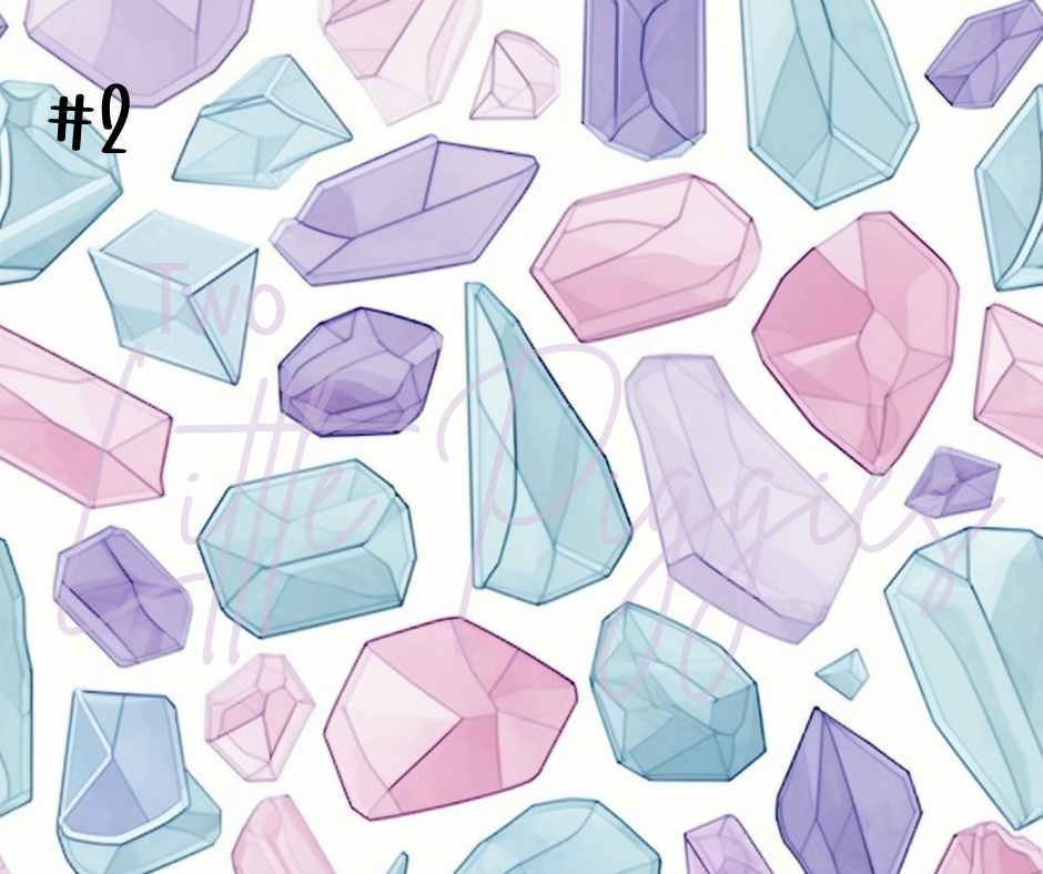 Printed Vinyl - Pastel Gems