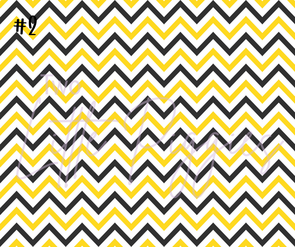 Printed Vinyl - Cheer - Yellow and Black