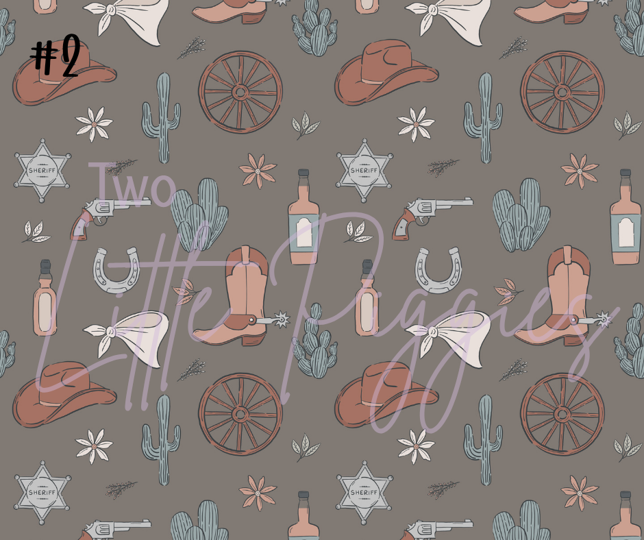 Printed Vinyl - Wild West