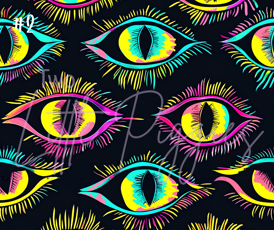 Printed Vinyl - Halloween Neon Collection