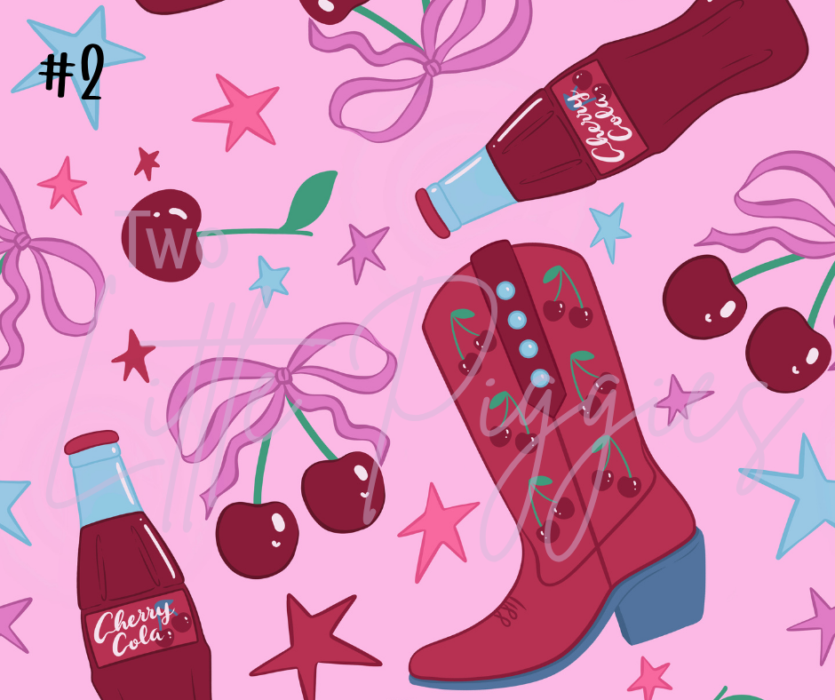Printed Vinyl - Cherry Cola 1