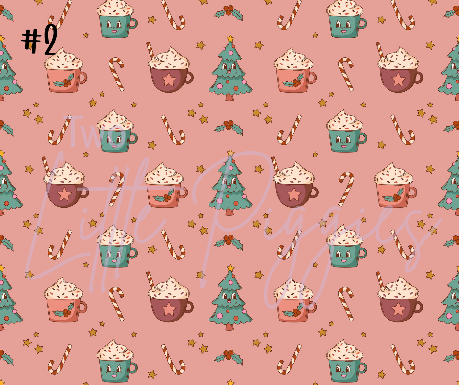 Printed Vinyl - Groovy Christmas