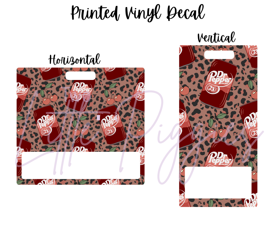 Printed Vinyl - Leopard Cherry DP