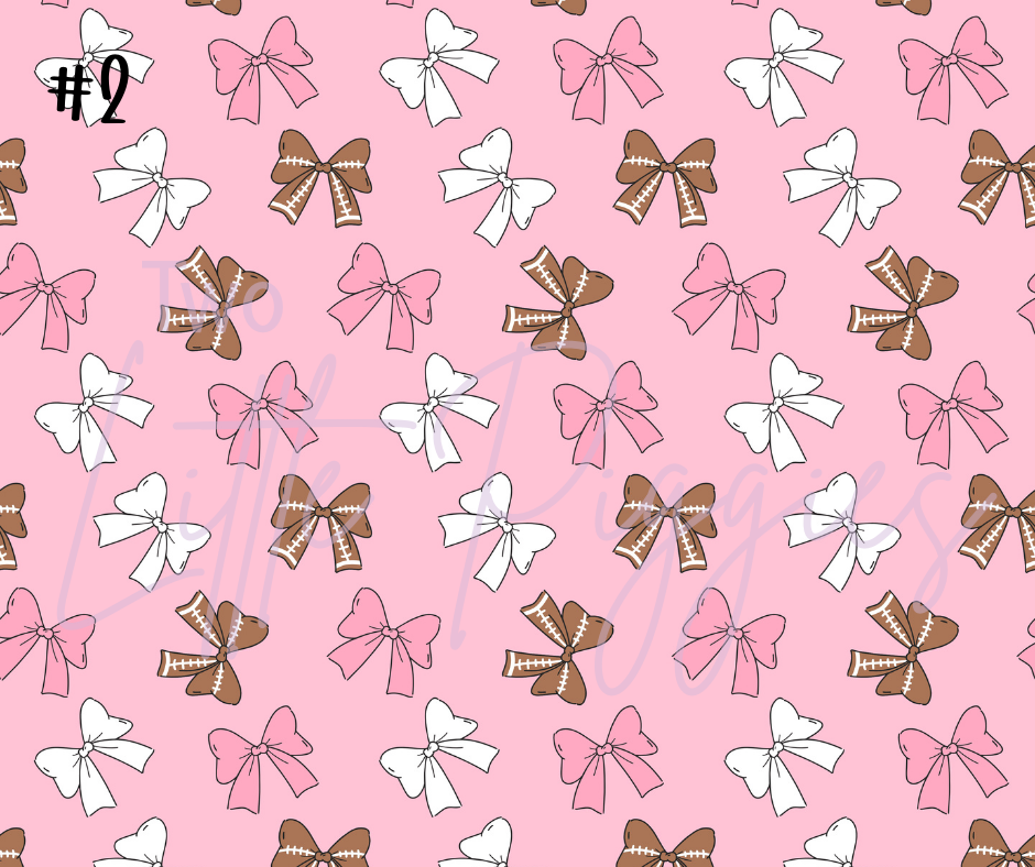 Printed Vinyl - Football Coquette