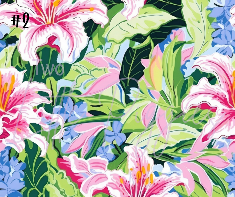 Printed Vinyl - Preppy Lily