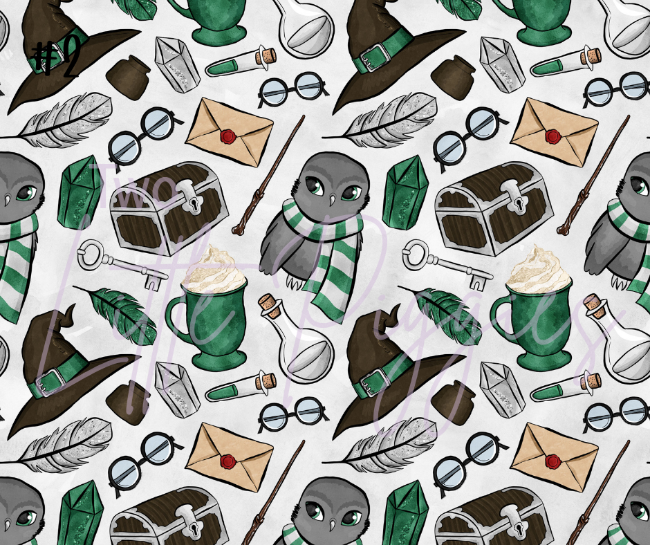 Printed Vinyl - HP - Slytherin