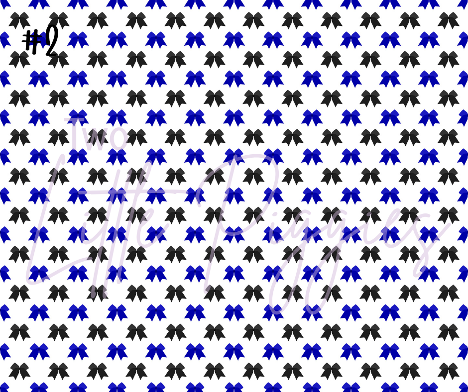 Printed Vinyl - Cheer - Royal Blue