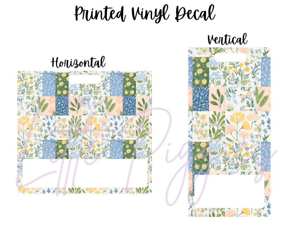 Printed Vinyl - Springtime Patchwork