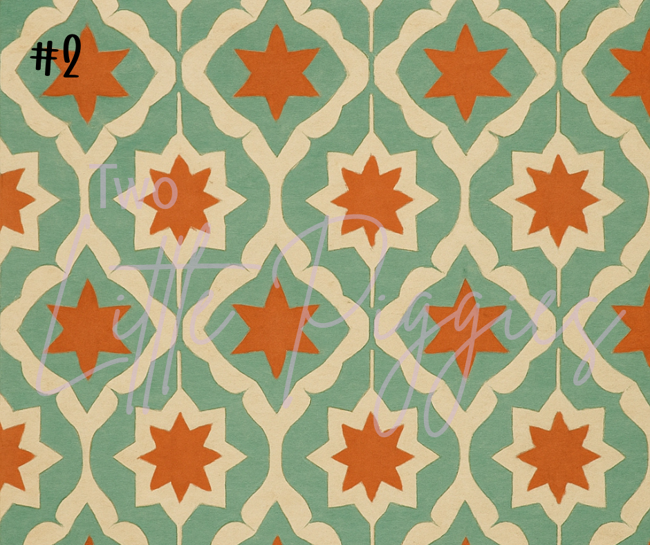 Printed Vinyl - Mid Century