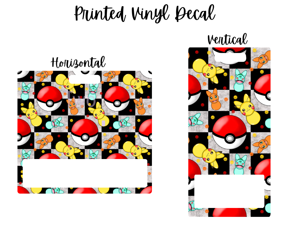 Printed Vinyl - Pokeman