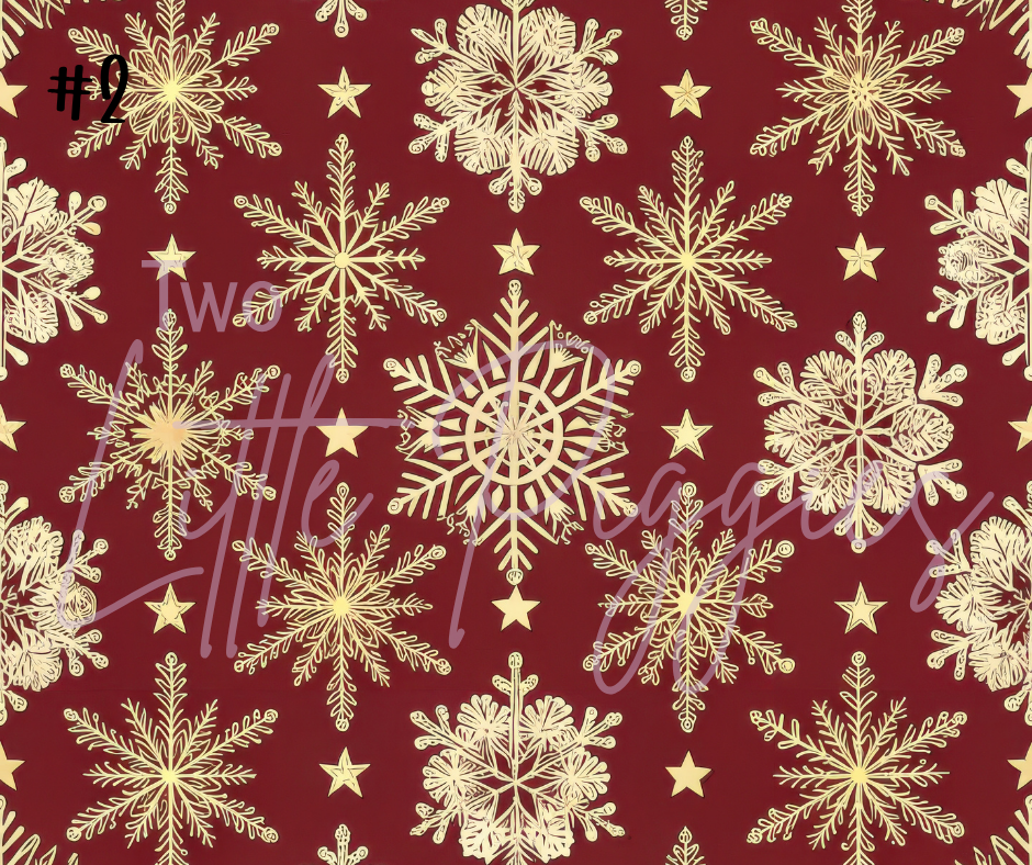 Printed Vinyl - Traditional Christmas