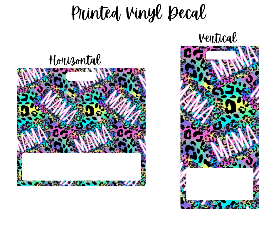 Printed Vinyl - Mama Leopard