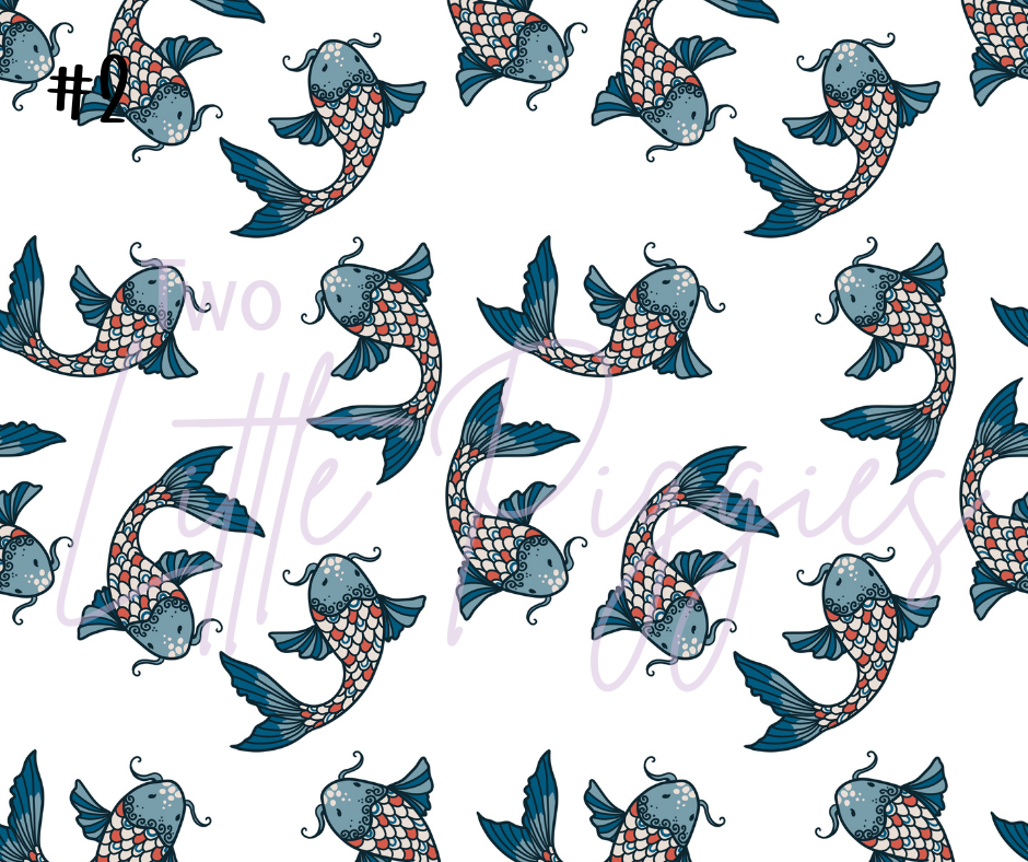 Printed Vinyl - Japanese Patterns