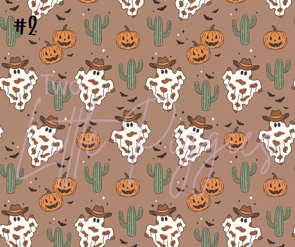 Printed Vinyl - Halloween - Hey Boo