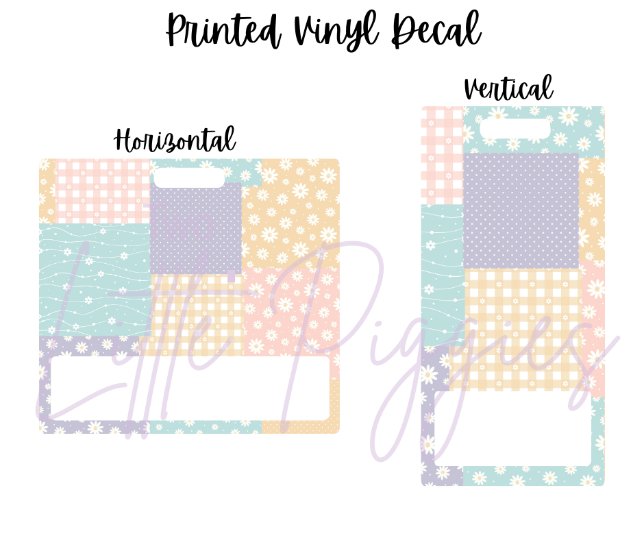 Printed Vinyl - Pastel Patchwork