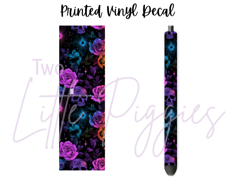 Printed Vinyl - Skelli Roses