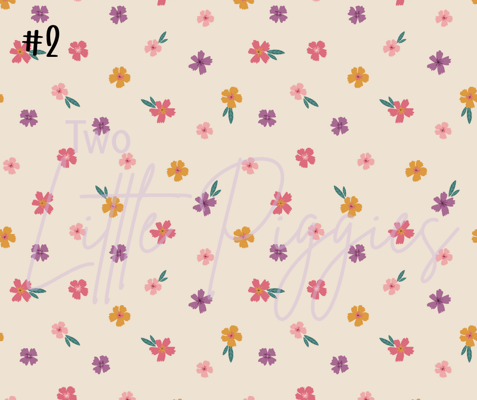 Printed Vinyl - Eclectic Floral