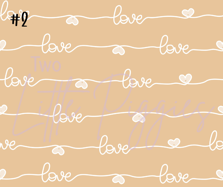 Printed Vinyl - Pastel Rainbow