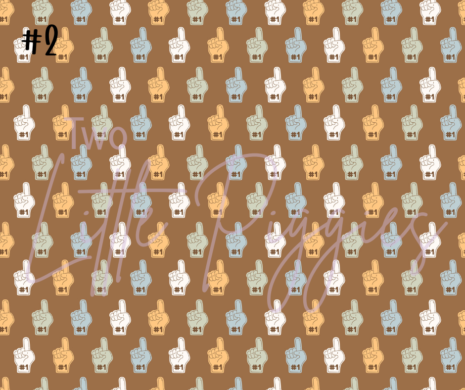 Printed Vinyl - Retro Football