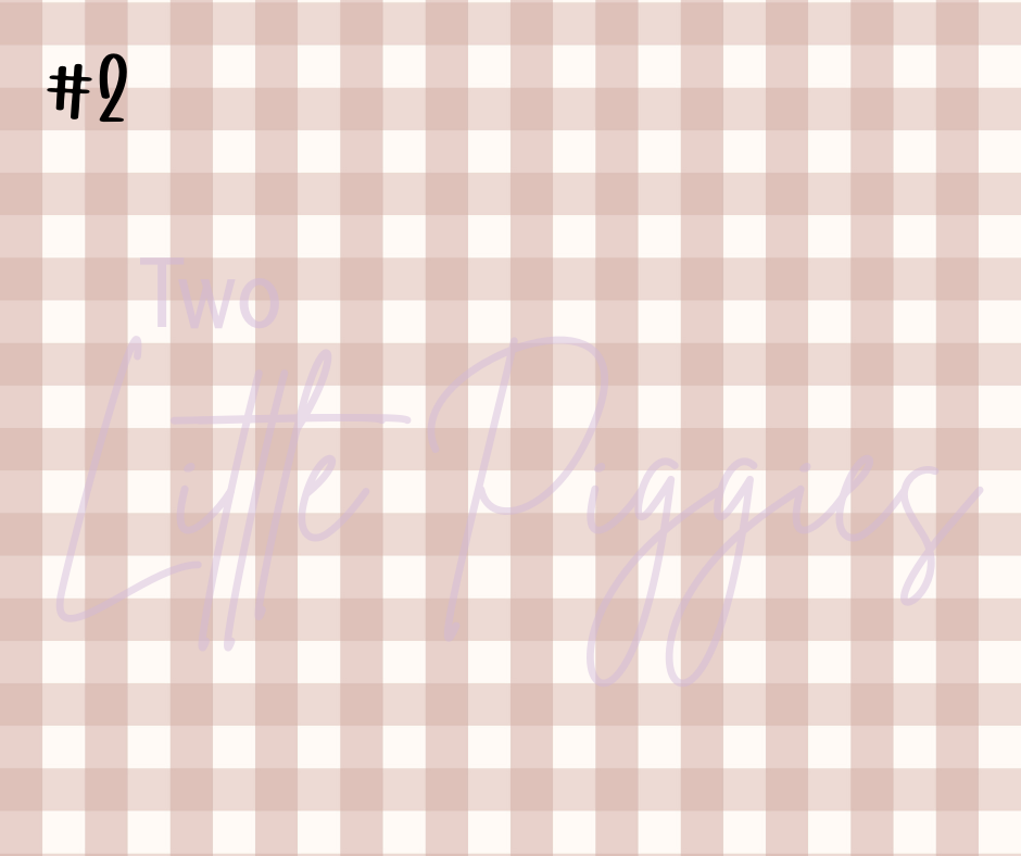 Printed Vinyl - Checkers - Fall