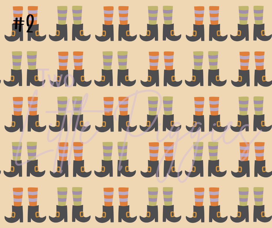 Printed Vinyl - Halloween - Witchy