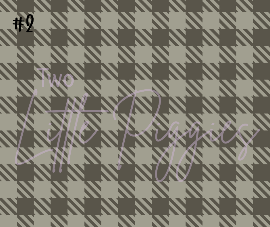 Printed Vinyl - September Plaid