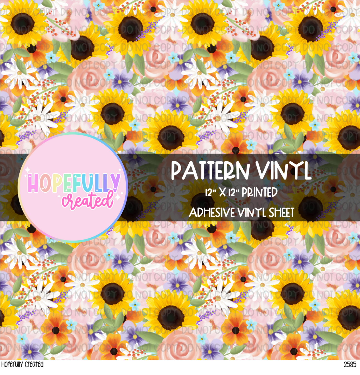 Floral 12x12 - 2585