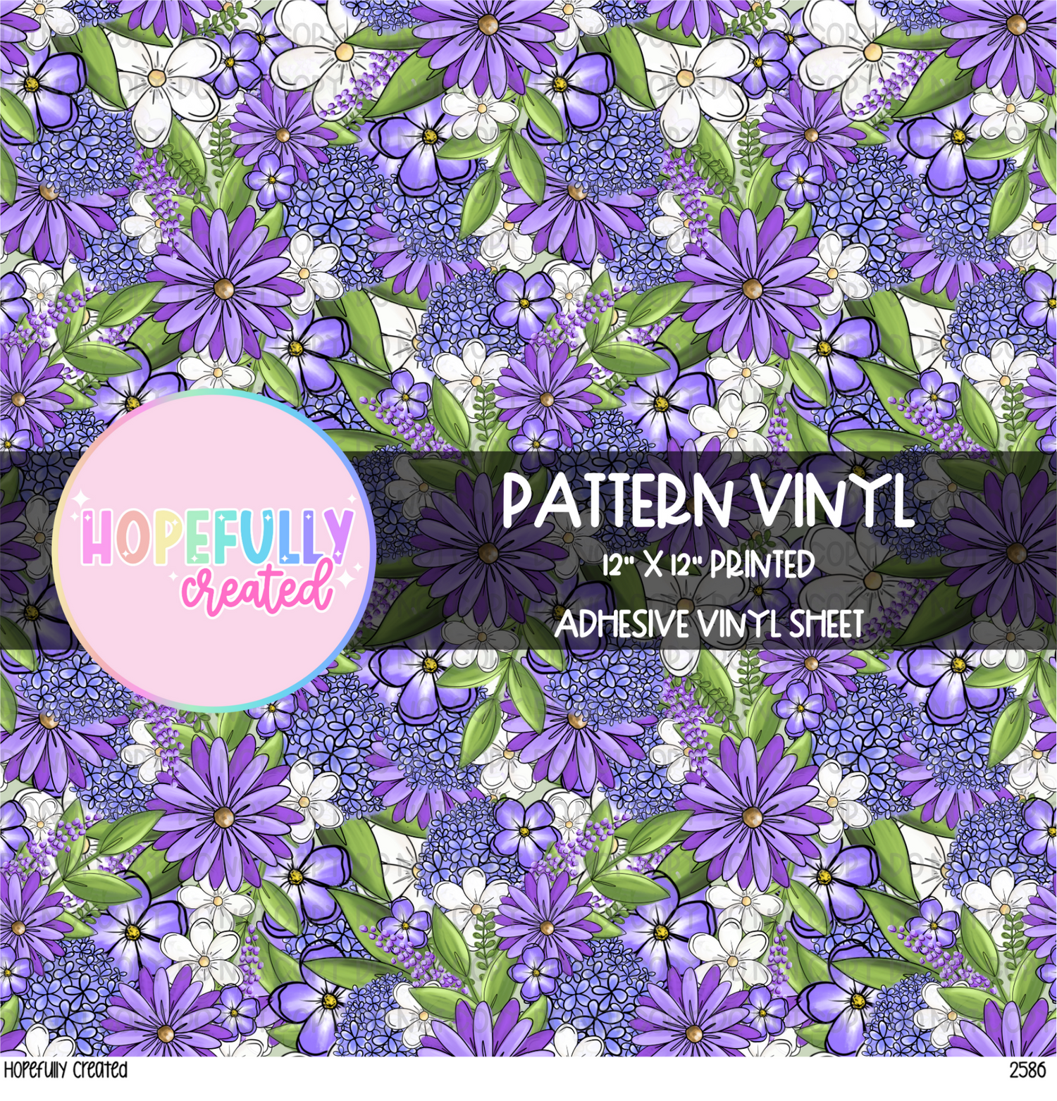 Floral 12x12 - 2586