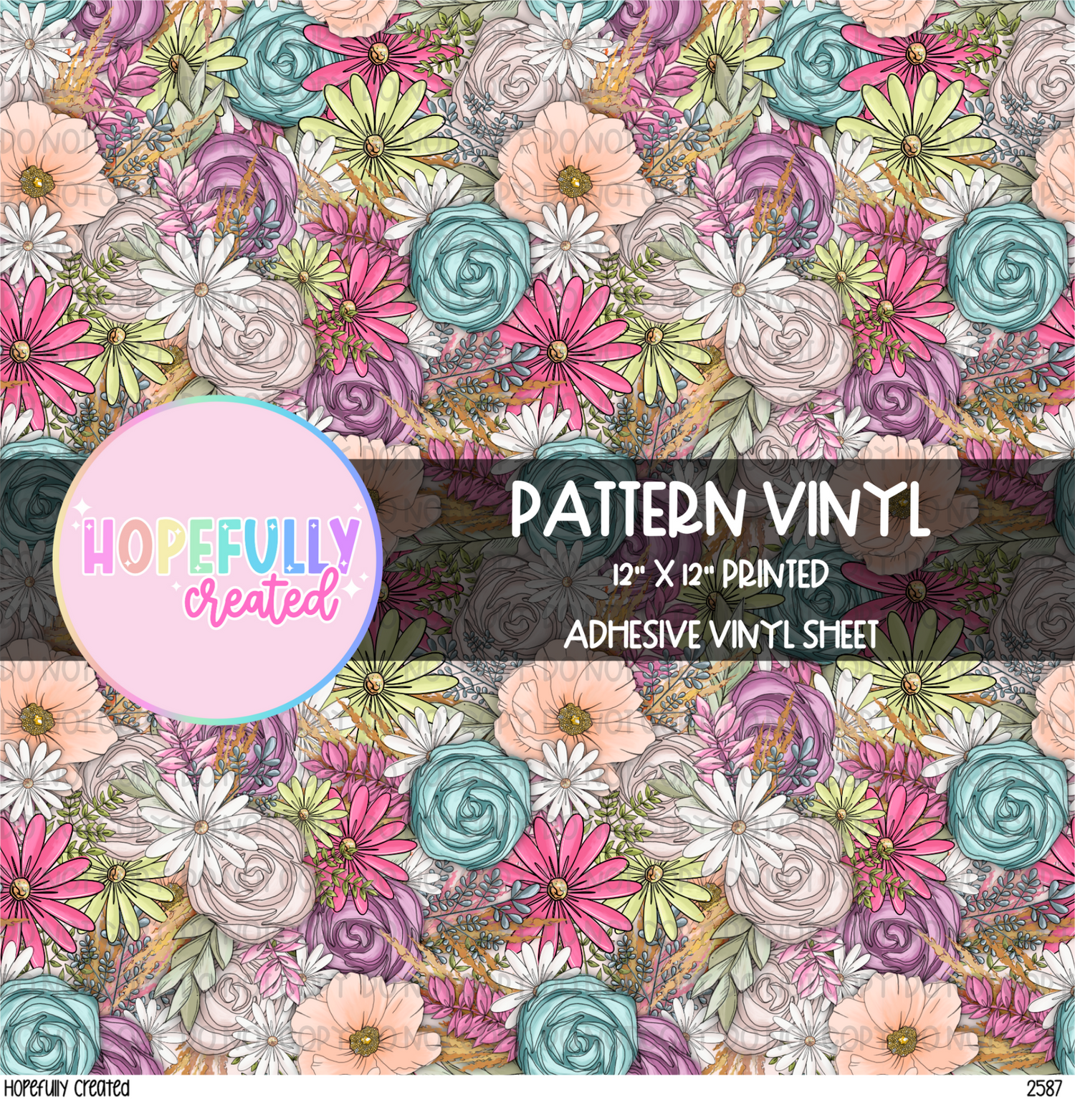 Floral 12x12 - 2587