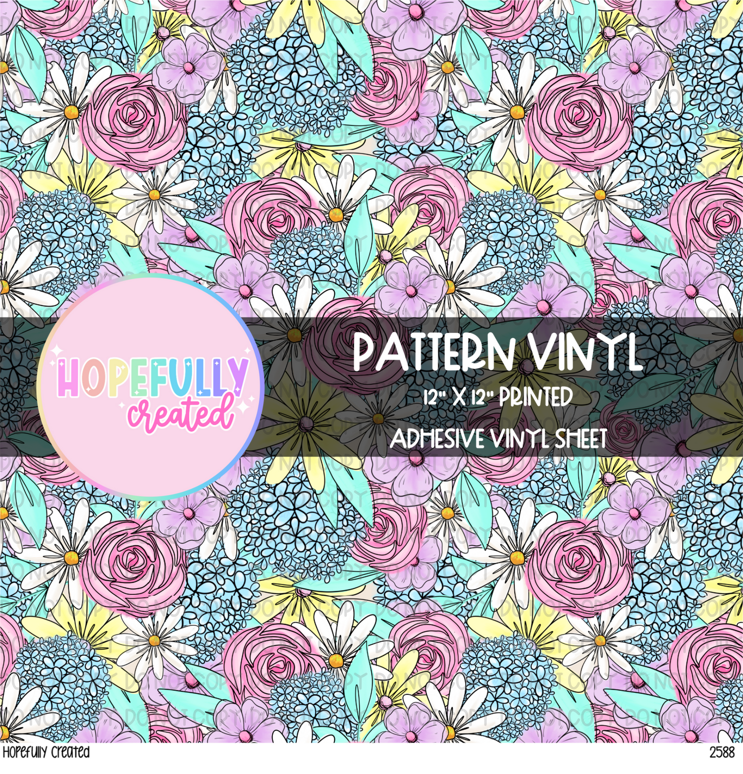 Floral 12x12 - 2588