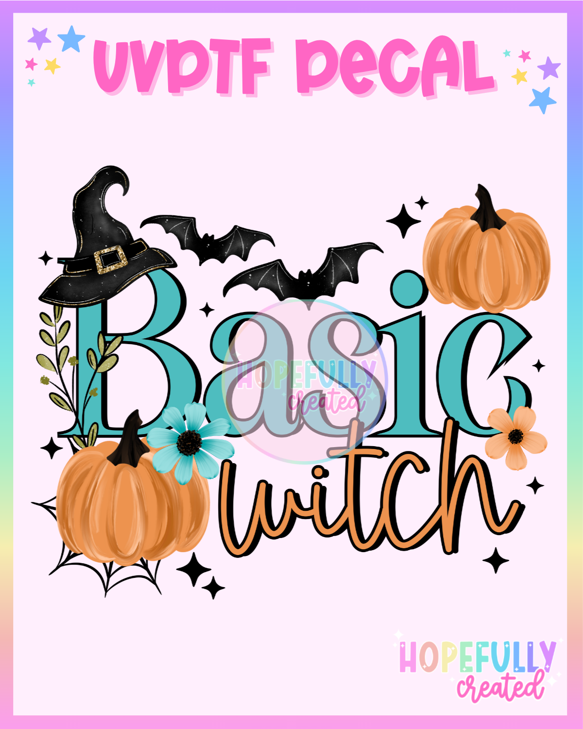 Basic Witch UVDTF Decal