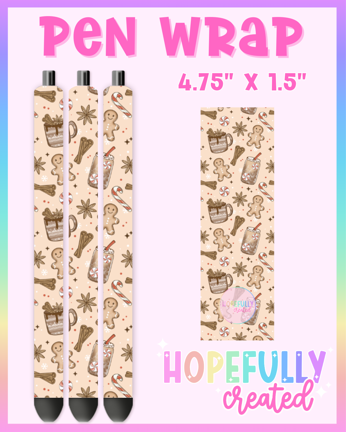 Christmas Gingerbread Vinyl Collection - 3317