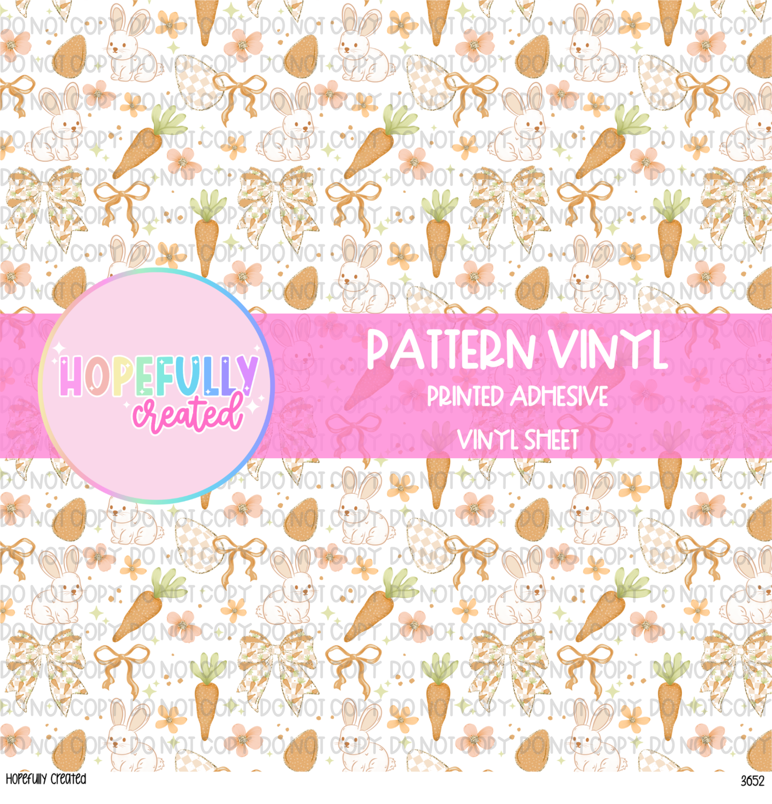 Bunny and Carrots Vinyl Collection - 3652