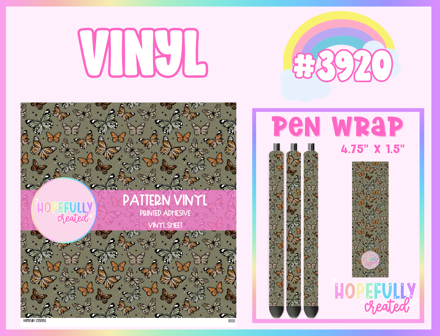 Butterfly Vinyl Collection - 3920