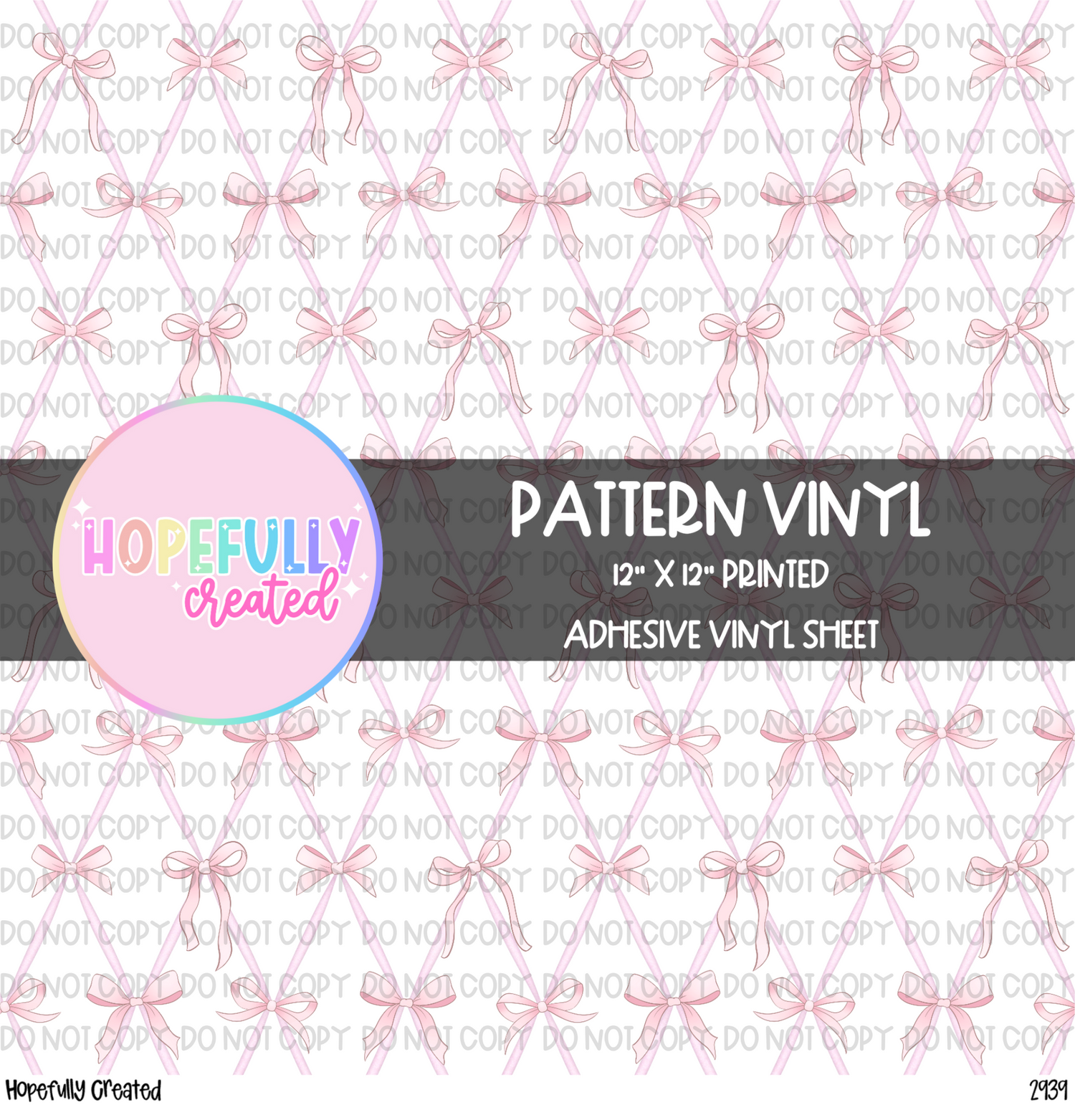 Bows Vinyl Collection- 2939