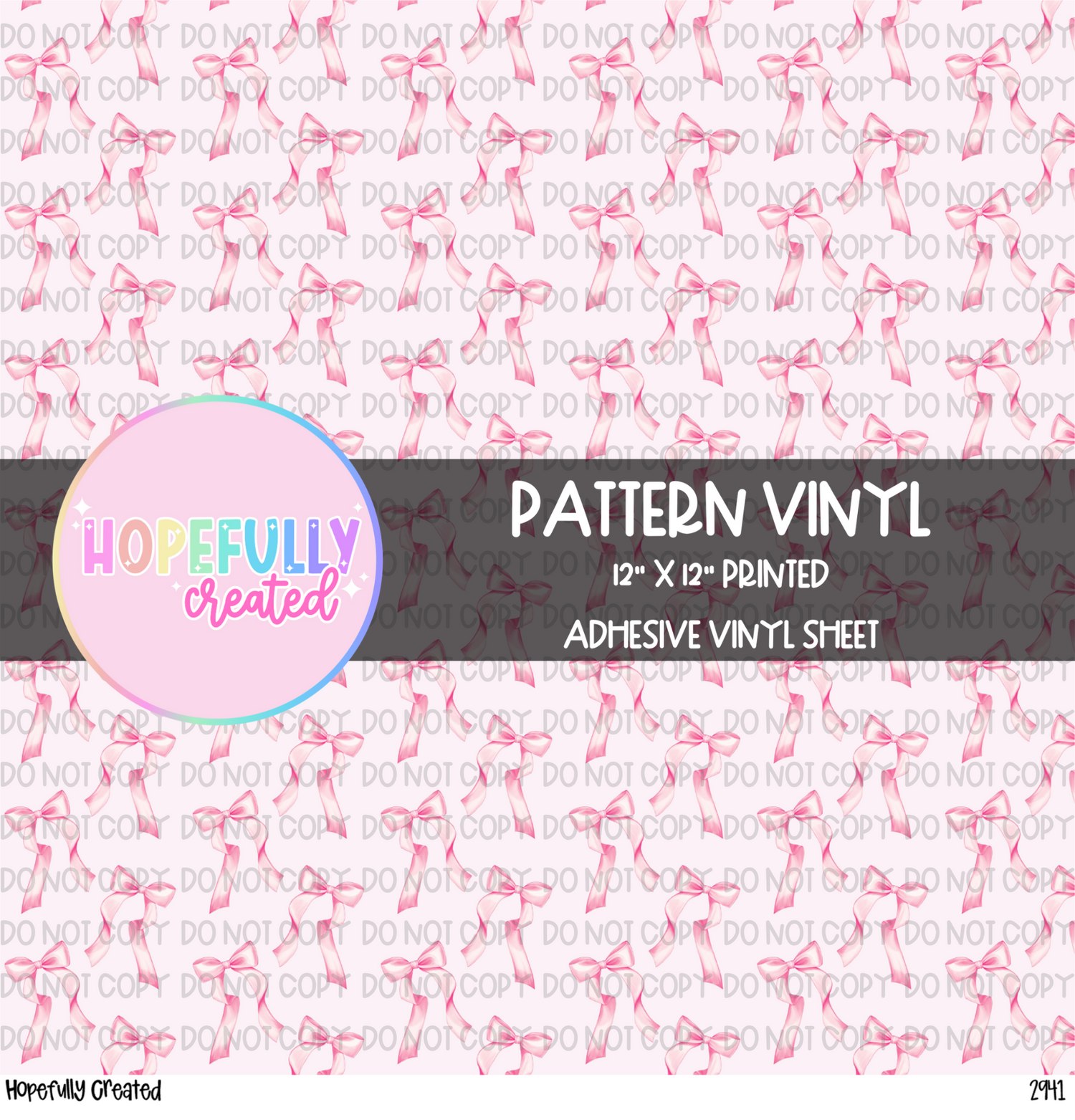 Bows Vinyl Collection- 2941