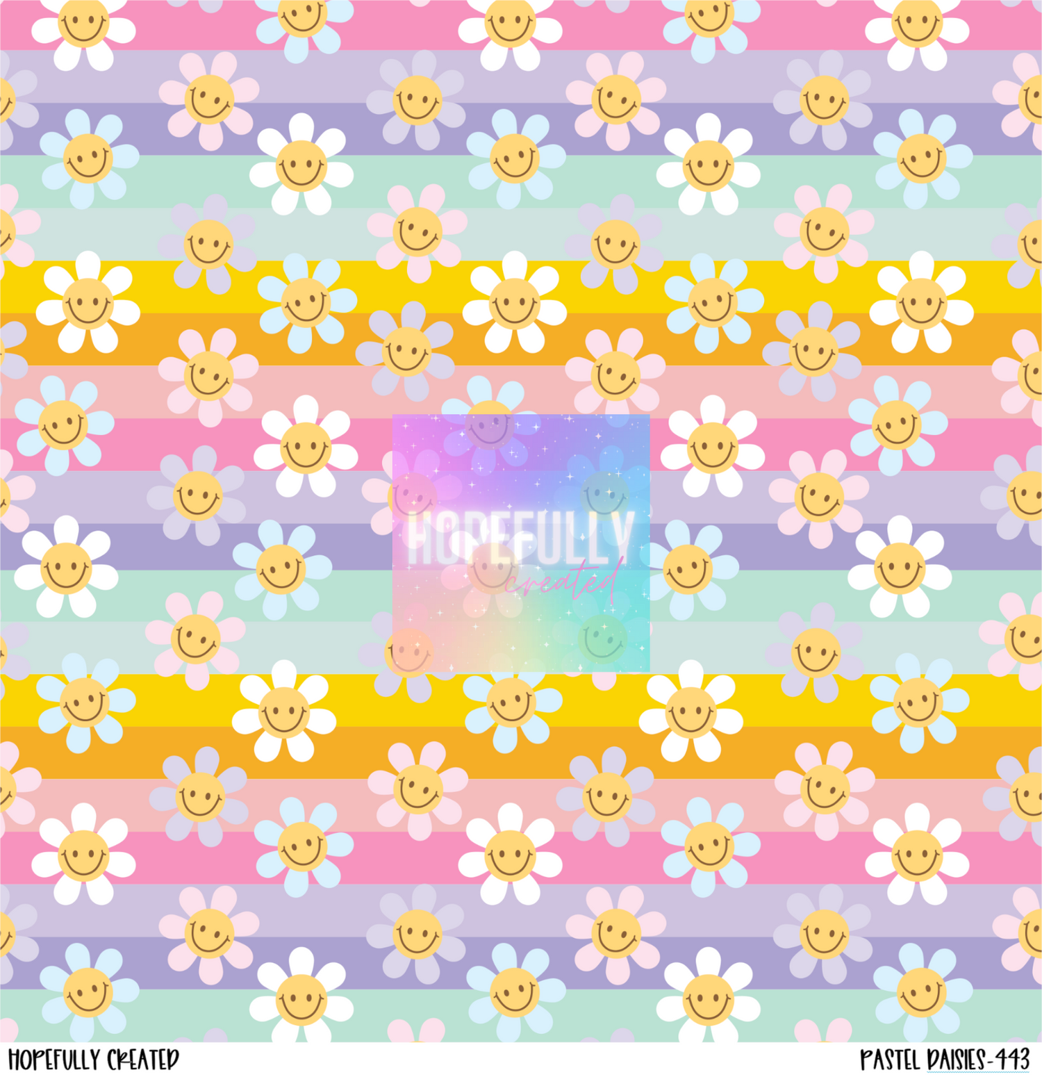 Pastel Daisies Vinyl Collection- 443