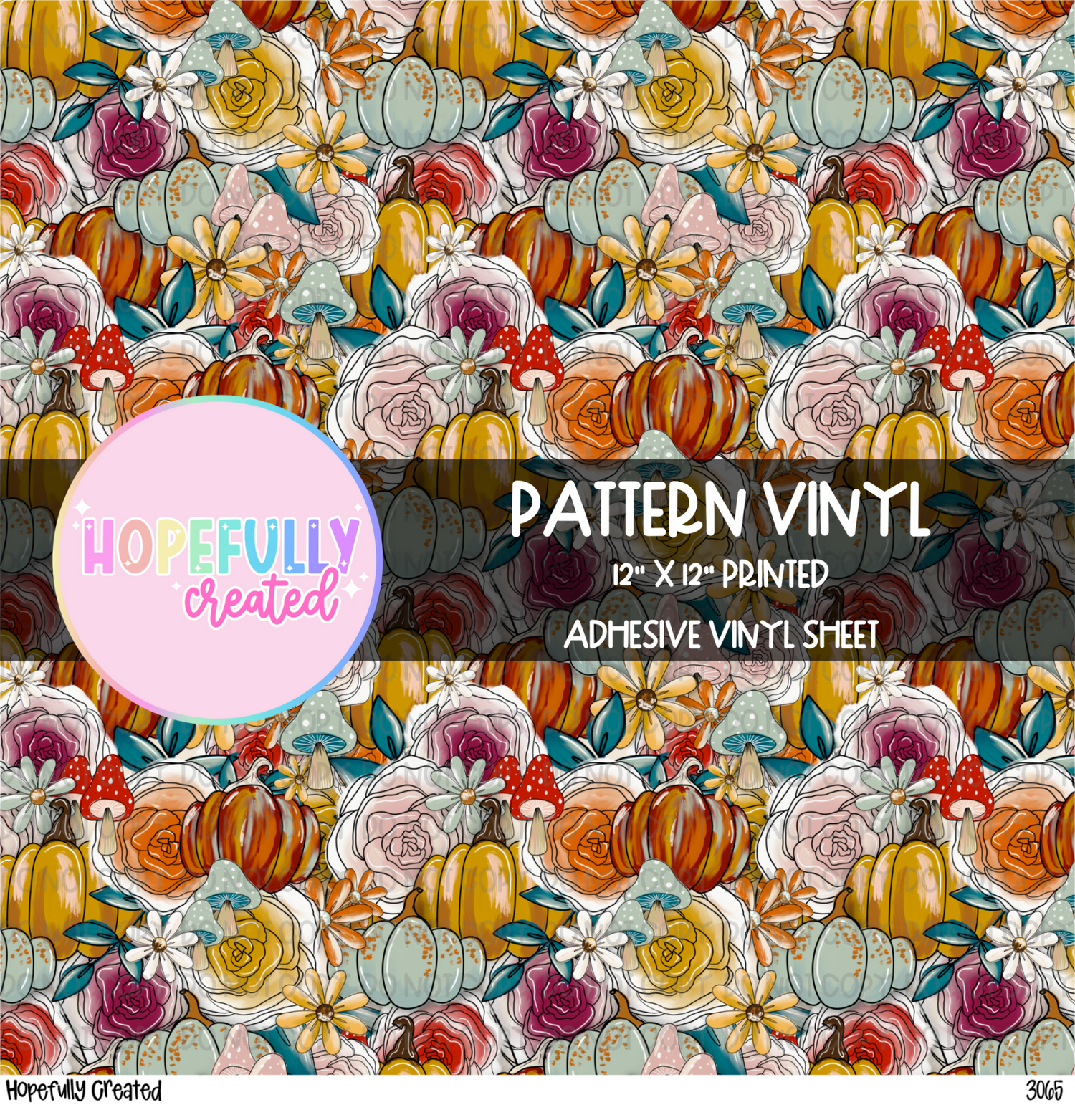 Fall Pumpkins Vinyl Collection - 3065