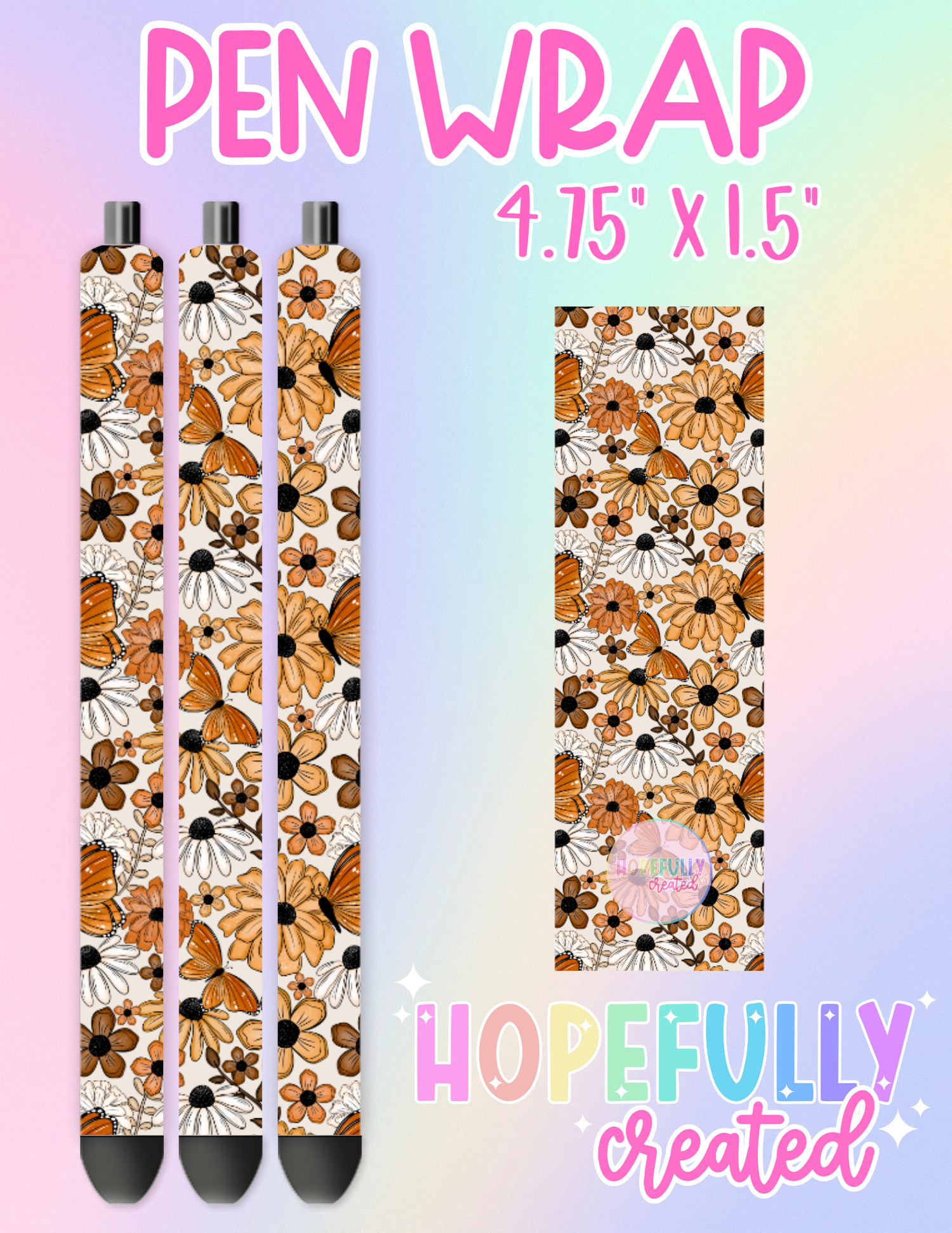 Fall Floral Vinyl Collection - 3126