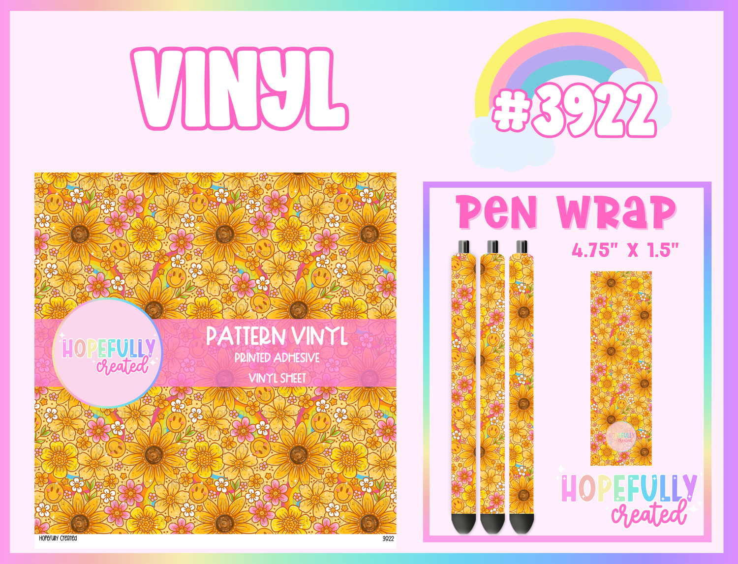 Floral Vinyl Collection - 3922