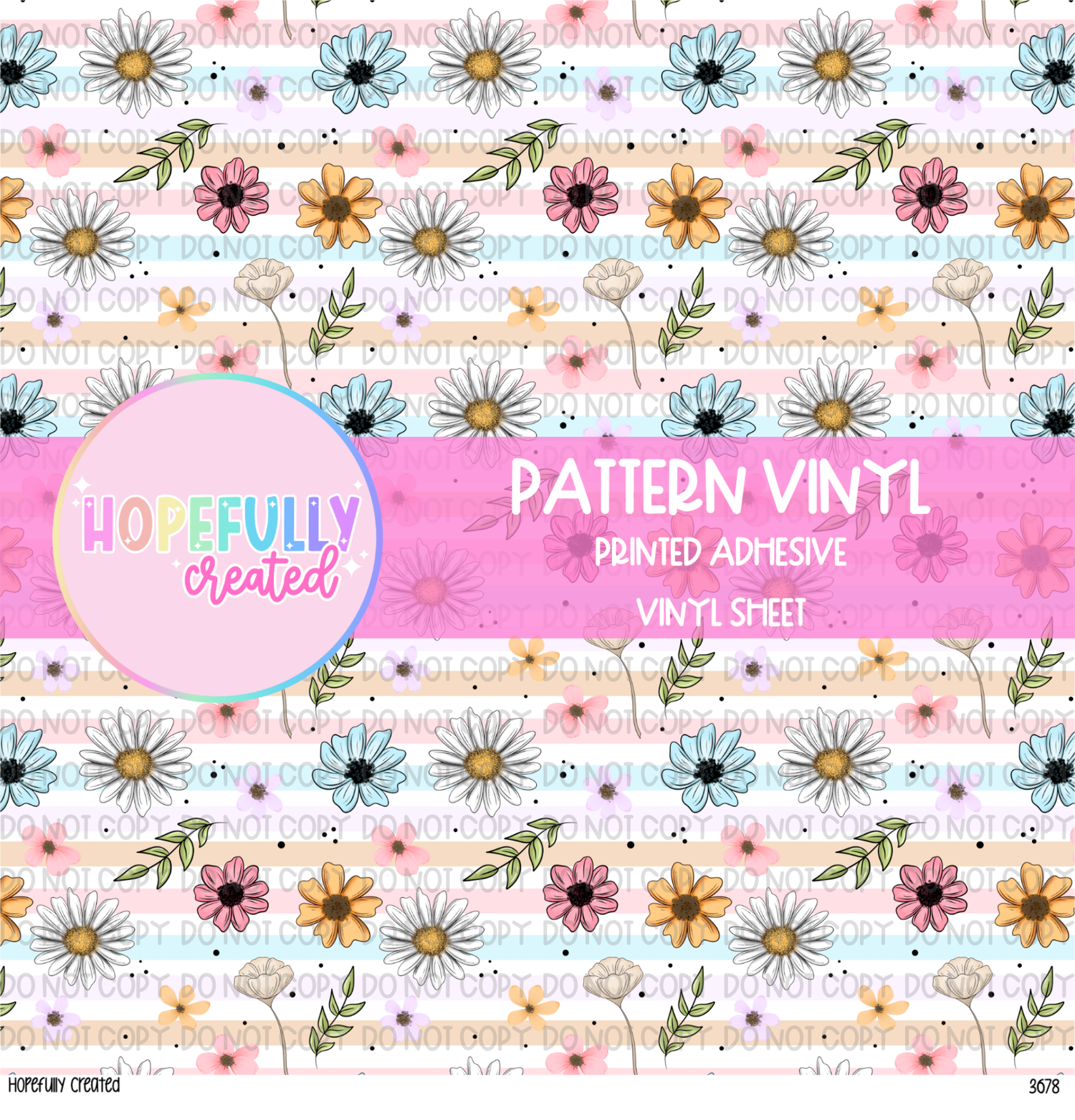Floral Vinyl Collection - 3678