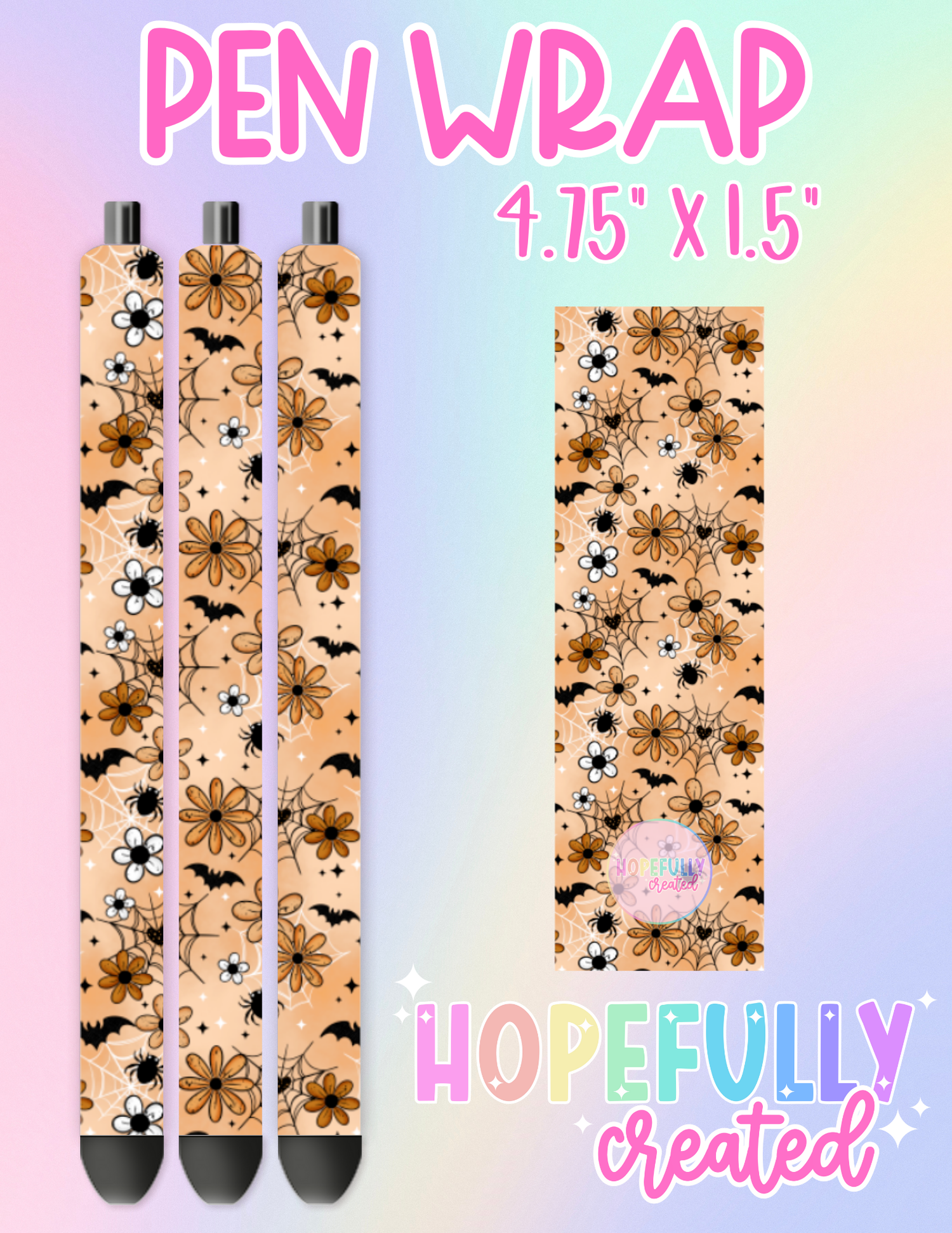 Floral Bats Vinyl Collection - 3132