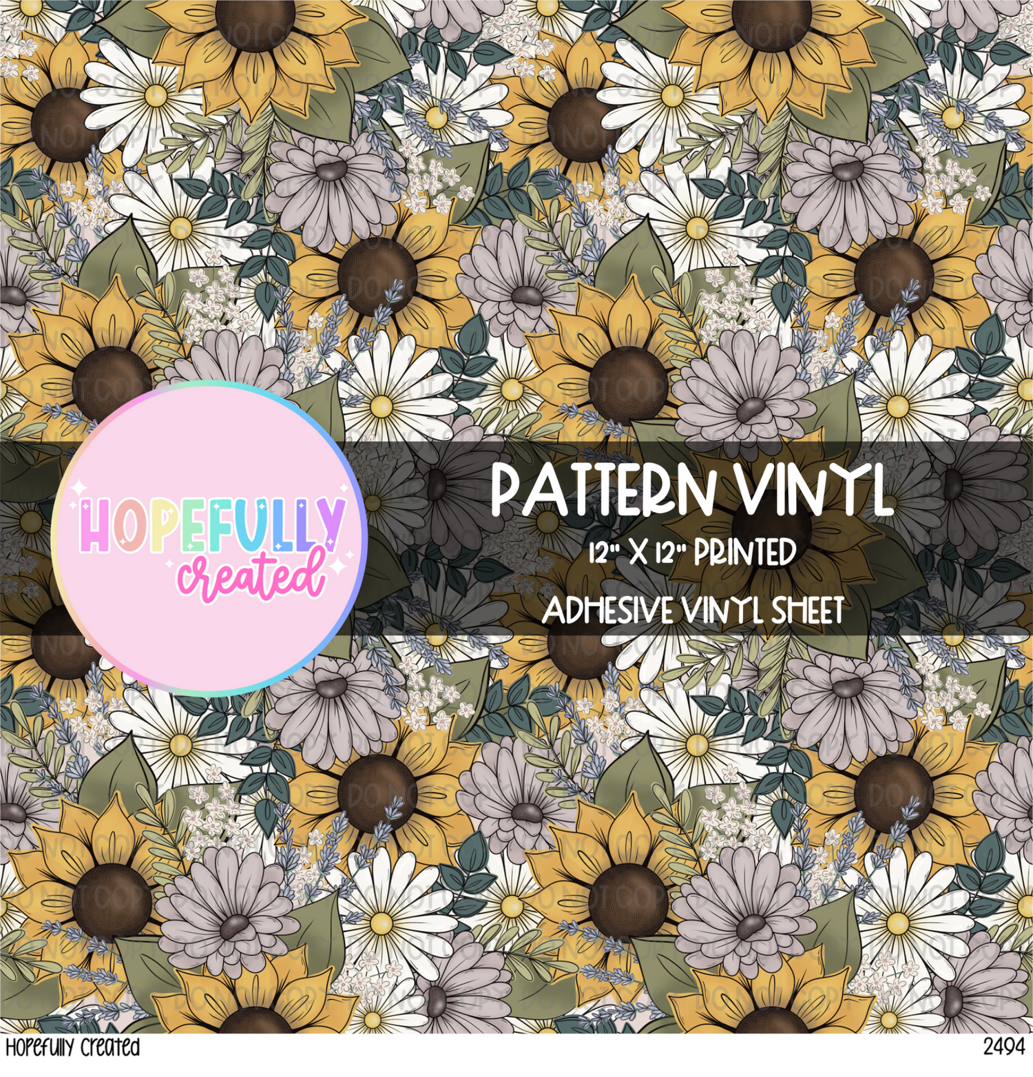 Floral Vinyl Collection- 2494